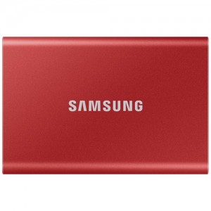 Внешний накопитель Samsung T7 SSD USB 3.2 500Gb Red (Красный) MU-PC500R/WW  (14271)