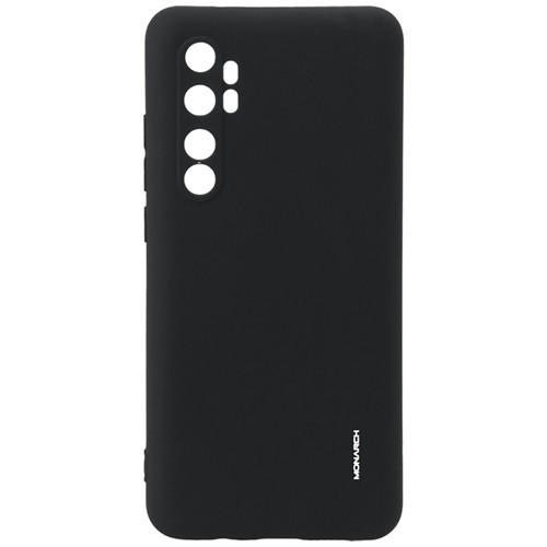 Силиконовая накладка для Xiaomi Mi Note 10 Lite Monarch Black (Черная)