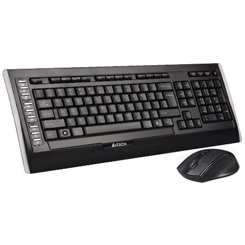 Комплект беспроводной A4Tech 9300F USB Black (Черный) Комплект беспроводной A4Tech 9300F USB Black (Черный)