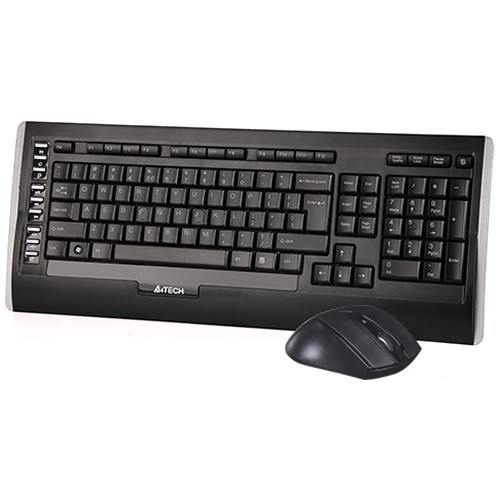 Комплект беспроводной A4Tech 9300F USB Black (Черный) Комплект беспроводной A4Tech 9300F USB Black (Черный)