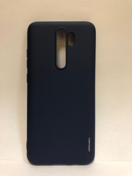 Силиконовая накладка для Xiaomi redmi Note 8 Pro синяя MONARCH