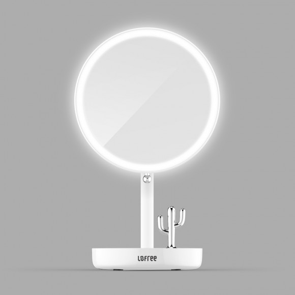 Зеркало косметическое настольное Xiaomi Lofree LED Beauty Mirror с подсветкой White (Белый) Зеркало косметическое настольное Xiaomi Lofree LED Beauty Mirror с подсветкой White (Белый)