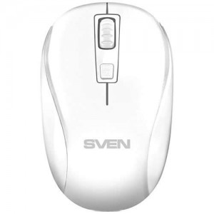 Беспроводная мышь SVEN RX-255W USB оптическая White (Белая)  (10369)