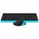 Комплект беспроводной A4Tech Fstyler FG1010 USB Black/Blue (Черный/Голубой)