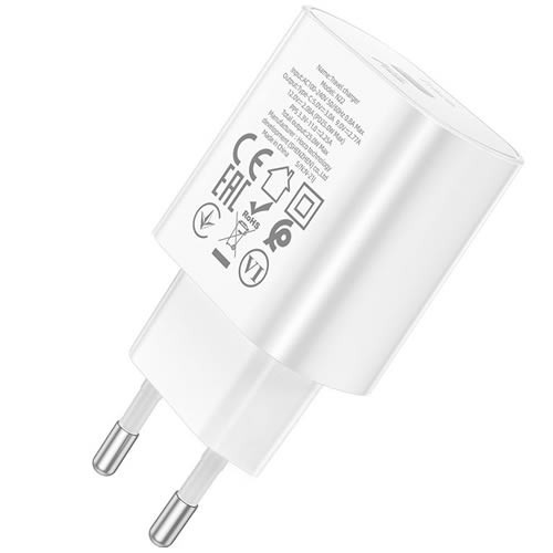 Сетевое зарядное устройство Hoco N22 Jetta PD25W White (Белый) без кабеля Сетевое зарядное устройство Hoco N22 Jetta PD25W White (Белый) без кабеля