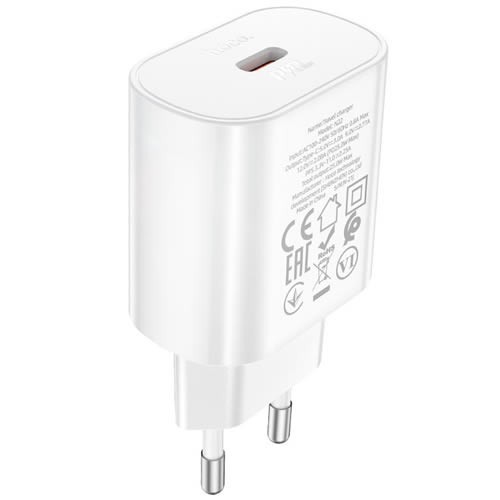 Сетевое зарядное устройство Hoco N22 Jetta PD25W White (Белый) без кабеля Сетевое зарядное устройство Hoco N22 Jetta PD25W White (Белый) без кабеля