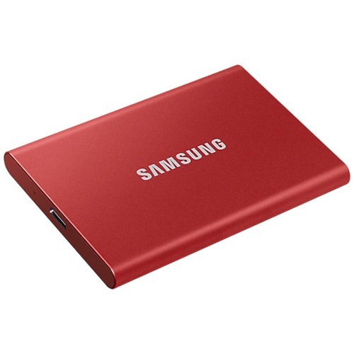 Внешний накопитель Samsung T7 SSD USB 3.2 1Tb Red (Красный) MU-PC1T0R/WW Внешний накопитель Samsung T7 SSD USB 3.2 1Tb Red (Красный) MU-PC1T0R/WW