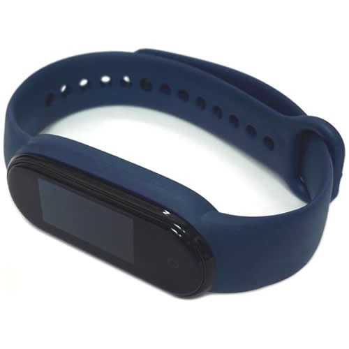 Силиконовый браслет для Xiaomi Mi Band 5 (Темно-синий) Силиконовый браслет для Xiaomi Mi Band 5 (Темно-синий)