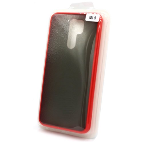 Силиконовая накладка для Xiaomi Redmi 9 Skin Feeling (Красная рамка) Силиконовая накладка для Xiaomi Redmi 9 Skin Feeling (Красная рамка)