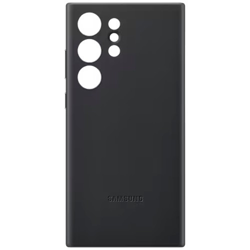 Клип-кейс Silicone Case для Samsung Galaxy S23 Ultra (Черный)