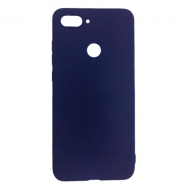 Чехол накладка Monarch для Xiaomi Mi8 Lite (Темно-синяя)