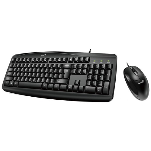 Комплект проводной Genius KM-200 USB Black (Черный) Комплект проводной Genius KM-200 USB Black (Черный)