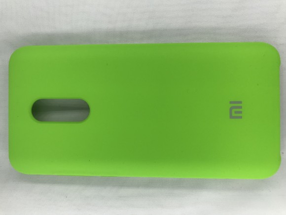 Чехол накладка с логотипом Mi для Xiaomi redmi 5 Plus Зеленая
