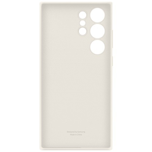 Клип-кейс Silicone Case для Samsung Galaxy S23 Ultra (Кремовый)