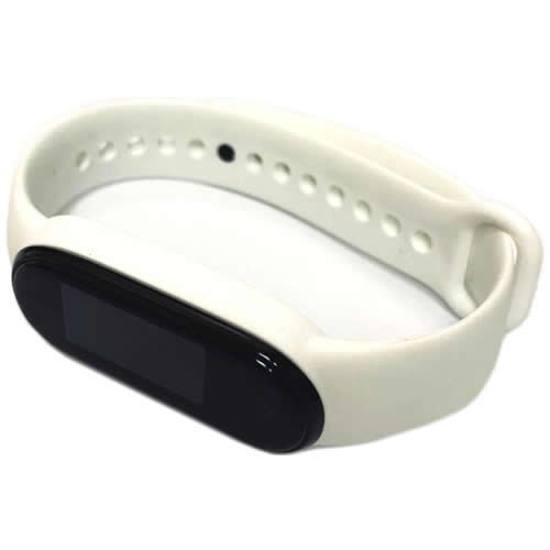 Силиконовый браслет для Xiaomi Mi Band 5 (Белый) Силиконовый браслет для Xiaomi Mi Band 5 (Белый)