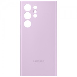 Клип-кейс Silicone Case для Samsung Galaxy S23 Ultra (Лаванда)  (14778)