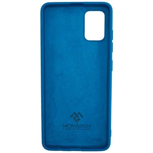 Силиконовая накладка для Samsung Galaxy A41 Monarch Premium без лого Blue (Синяя) Силиконовая накладка для Samsung Galaxy A41 Monarch Premium без лого Blue (Синяя)