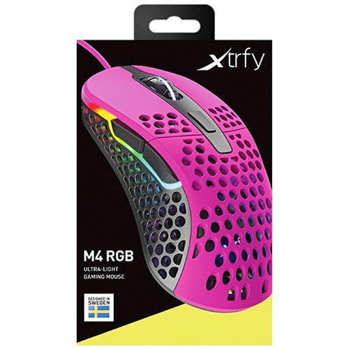 Проводная мышь Xtrfy M4 RGB USB оптическая Pink (Розовая) Проводная мышь Xtrfy M4 RGB USB оптическая Pink (Розовая)