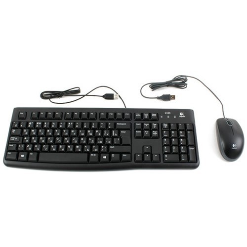 Комплект проводной Logitech MK120 Desktop USB Black (Черный) Комплект проводной Logitech MK120 Desktop USB Black (Черный)