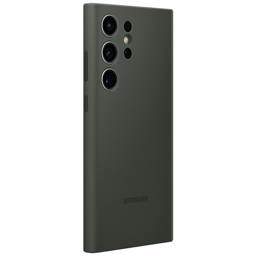 Клип-кейс Silicone Case для Samsung Galaxy S23 Ultra (Темно-зеленый) Клип-кейс Silicone Case для Samsung Galaxy S23 Ultra (Темно-зеленый)