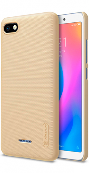 Nillkin Frosted Shield пластиковая накладка для Xiaomi redmi 6A (золотая)