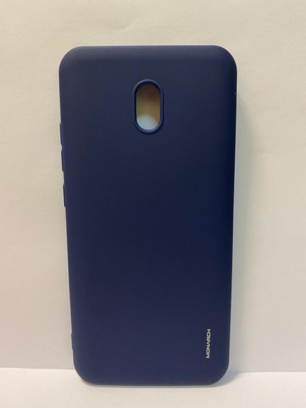 Силиконовая накладка для xiaomi redmi 8А (Синяя) MONARCH