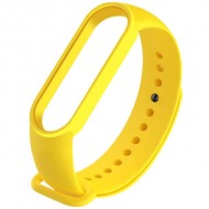 Силиконовый браслет для Xiaomi Mi Band 5 (Желтый) Силиконовый браслет для Xiaomi Mi Band 5 (Желтый)