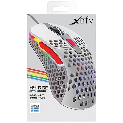 Проводная мышь Xtrfy M4 RGB USB оптическая Retro Проводная мышь Xtrfy M4 RGB USB оптическая Retro