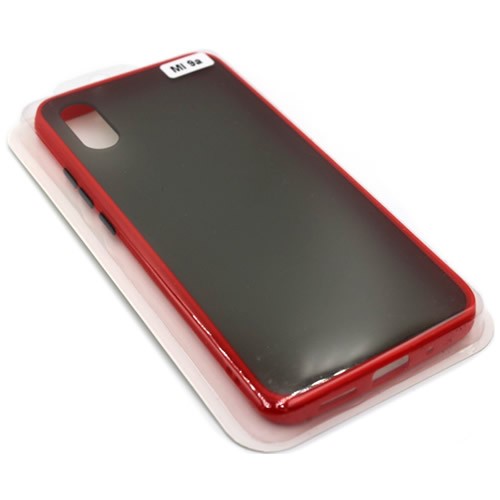 Силиконовая накладка для Xiaomi Redmi 9A Skin Feeling (Красная рамка) Силиконовая накладка для Xiaomi Redmi 9A Skin Feeling (Красная рамка)