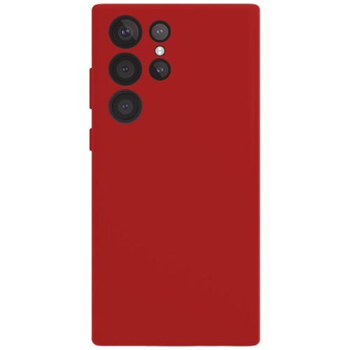 Клип-кейс Silicone Case для Samsung Galaxy S23 Ultra (Бордовый)