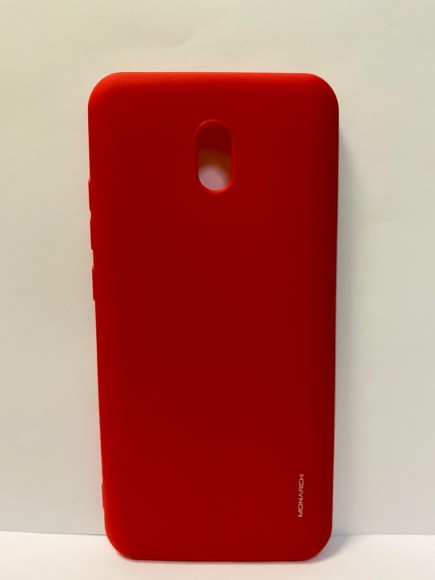 Силиконовая накладка для xiaomi redmi 8А (Красная) MONARCH