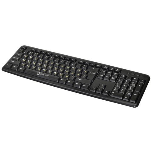 Клавиатура Oklick 130M USB Black (Черный) EAC Клавиатура Oklick 130M USB Black (Черный) EAC