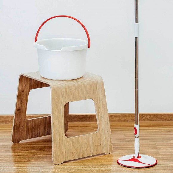 Вращающаяся швабра Yijie 4 pcs. White/Red (Белый/Красный) Вращающаяся швабра Yijie 4 pcs. White/Red (Белый/Красный)