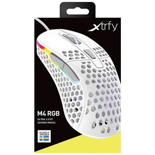 Проводная мышь Xtrfy M4 RGB USB оптическая White (Белая) Проводная мышь Xtrfy M4 RGB USB оптическая White (Белая)
