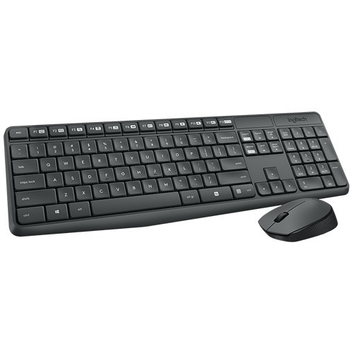 Комплект беспроводной Logitech MK235 Wireless Desktop USB Black (Черный) Комплект беспроводной Logitech MK235 Wireless Desktop USB Black (Черный)