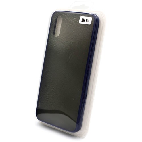 Силиконовая накладка для Xiaomi Redmi 9A Skin Feeling (Синяя рамка) Силиконовая накладка для Xiaomi Redmi 9A Skin Feeling (Синяя рамка)