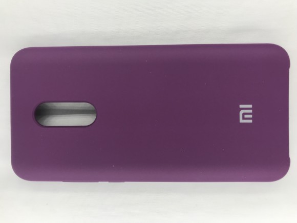 Чехол накладка с логотипом Mi для Xiaomi redmi 5 Plus Фиолетовый
