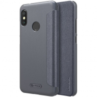 Nillkin Sparkle Leather Case чехол-книжка для Xiaomi Mi A2 lite/6 pro (серая) Nillkin Sparkle Leather Case чехол-книжка для Xiaomi Mi A2 lite/6 pro (серая)