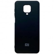 Силиконовая накладка для Xiaomi Redmi Note 9S Black (Черная) Силиконовая накладка для Xiaomi Redmi Note 9S Black (Черная)