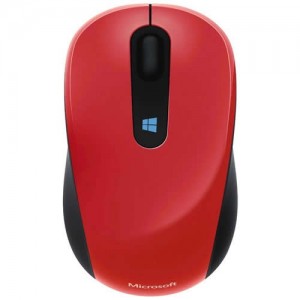Беспроводная мышь Microsoft Sculpt Mobile Mouse USB оптическая (43U-00026) Red (Красная)  (10277)