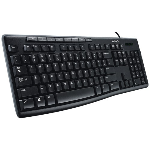 Клавиатура Logitech K200 Keyboard USB Black (Черная) Клавиатура Logitech K200 Keyboard USB Black (Черная)