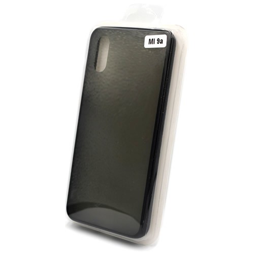 Силиконовая накладка для Xiaomi Redmi 9A Skin Feeling (Черная рамка)