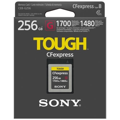 Карта памяти Sony CFexpress Type B 256Gb (CEB-G256) Карта памяти Sony CFexpress Type B 256Gb (CEB-G256)
