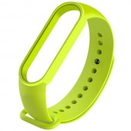 Силиконовый браслет для Xiaomi Mi Band 5 (Лайм) Силиконовый браслет для Xiaomi Mi Band 5 (Лайм)
