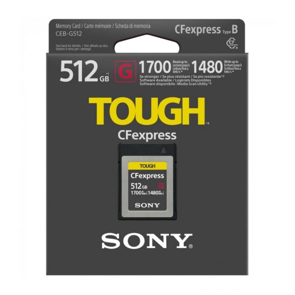 Карта памяти Sony CFexpress Type B 512Gb (CEB-G512)