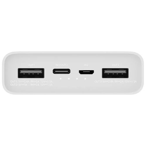 Аккумулятор Xiaomi Mi Power Bank 3 20000 mA/h PLM18ZM White (Белый) Аккумулятор Xiaomi Mi Power Bank 3 20000 mA/h PLM18ZM White (Белый)