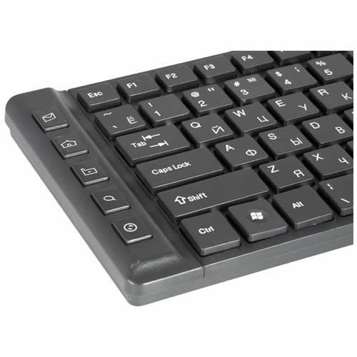 Клавиатура Oklick 530S Slim USB Black (Черный) EAC Клавиатура Oklick 530S Slim USB Black (Черный) EAC