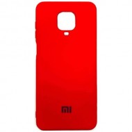 Силиконовая накладка для Xiaomi Redmi Note 9S Red (Красная) Силиконовая накладка для Xiaomi Redmi Note 9S Red (Красная)