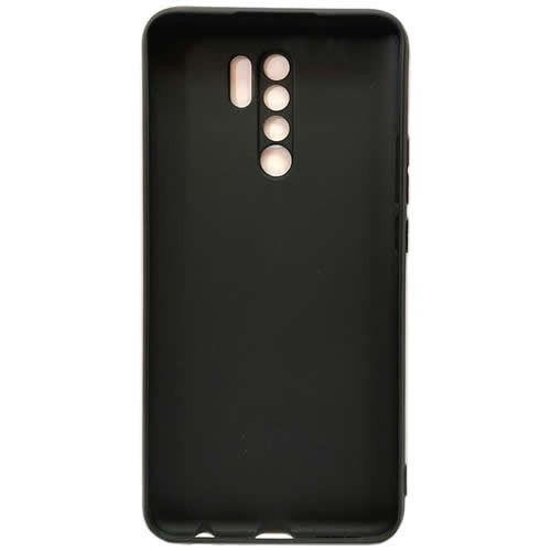 Силиконовая накладка для Xiaomi Redmi 9 Monarch Black (Черная)
