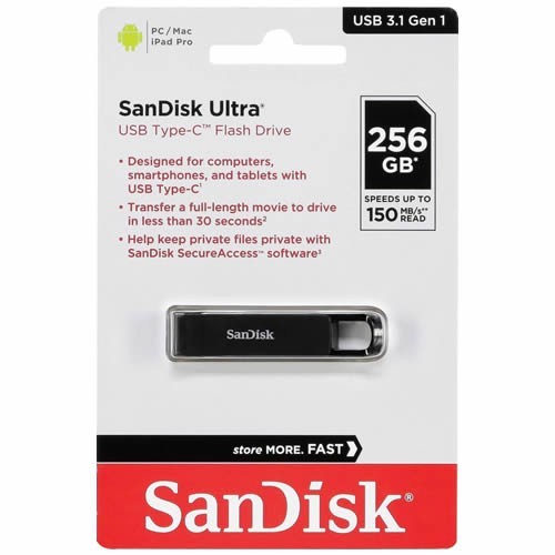 Флеш-накопитель SanDisk Ultra USB Type-C 256Gb (SDCZ460-256G-G46) Флеш-накопитель SanDisk Ultra USB Type-C 256Gb (SDCZ460-256G-G46)